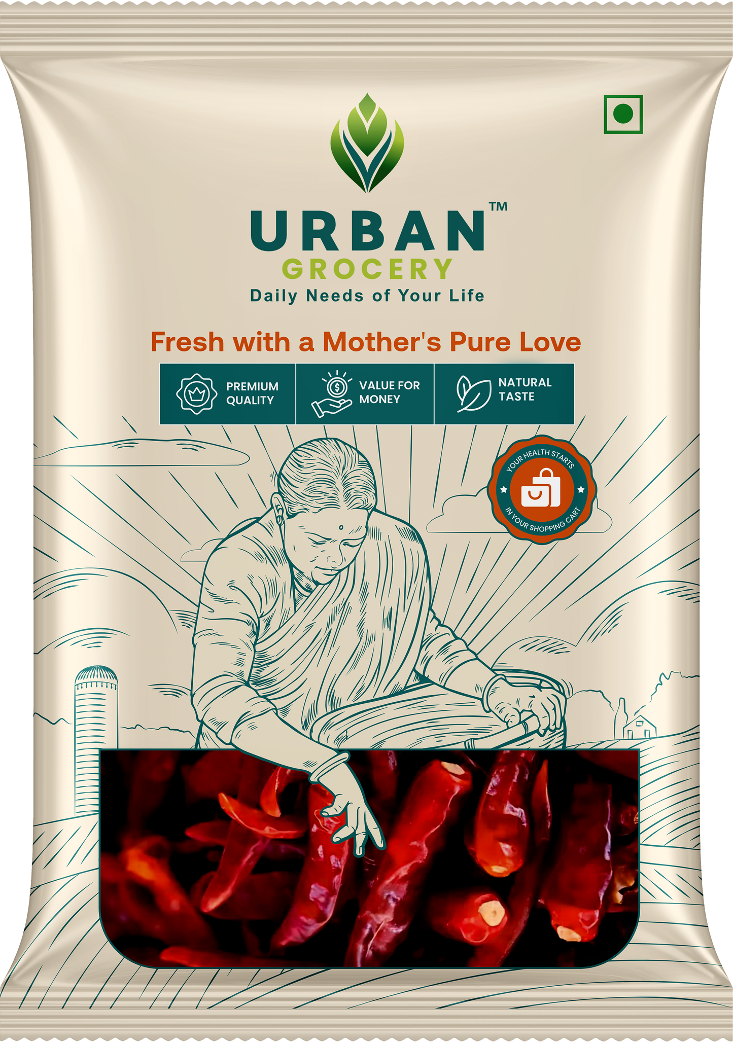 Red Chilli Whole / Teja